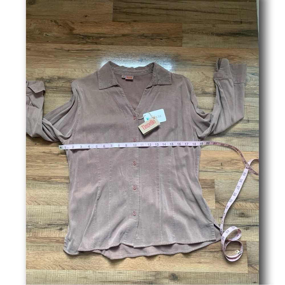 Tianello Tencel Button-down Top Size-Small NWT - Picture 6 of 11